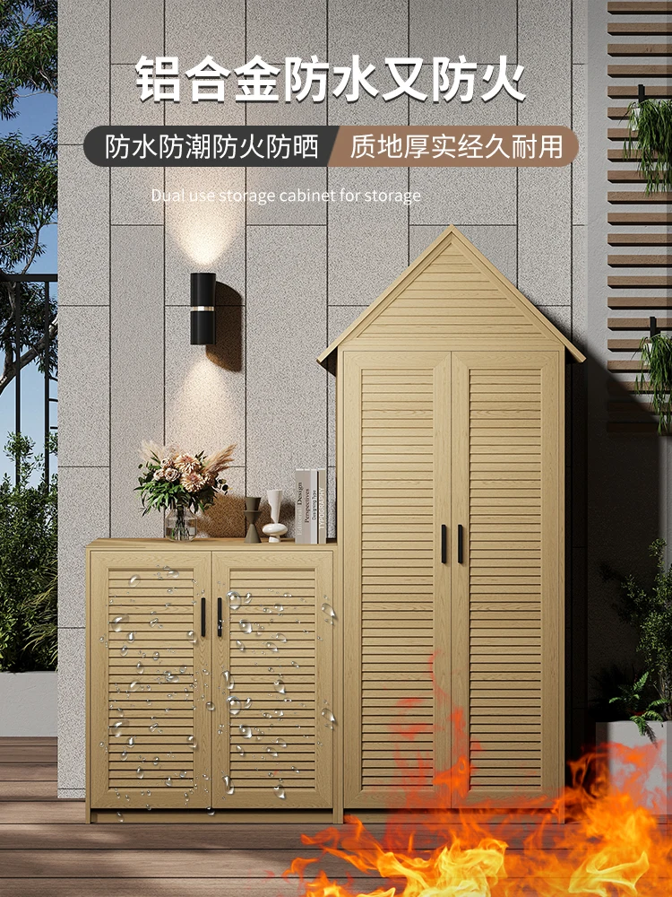 Outdoor lockers custom waterproof and sunscreen large-capacity lockers