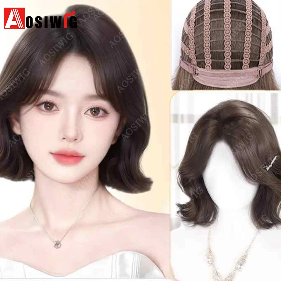 peruca-curta-de-30-cm-castanho-e-preta-estilo-bob-com-franja-lateral-camadas-cabelo-sintetico-resistente-ao-calor-com-pontas-onduladas-macia-e-leve-para-mulheres