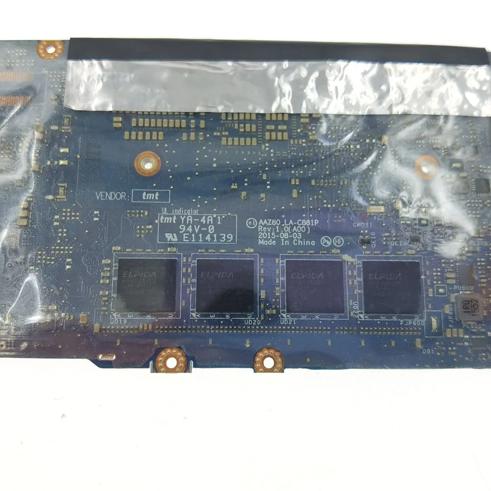 DELL XPS 13 9350 노트북 마더보드용 LA-C881P 076F9T 0TG3CN 0H67KH 0V33HM i3 i5 i7-6th Gen CPU 8G/16G RAM DDR3 완전 테스트됨