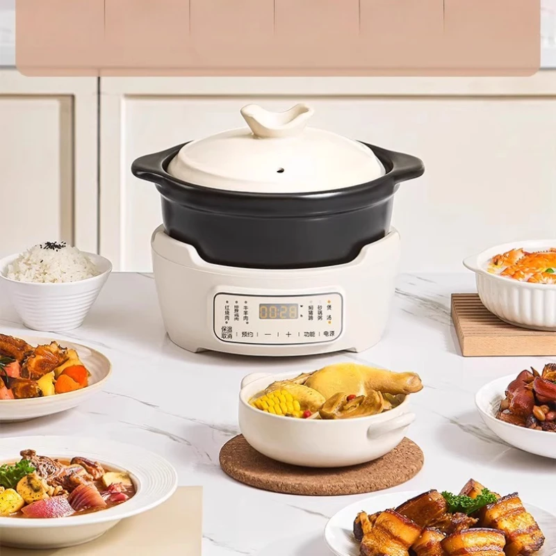 Pot Household Electric Stew Pot Fully Automatic Soup Ceramic Small Split