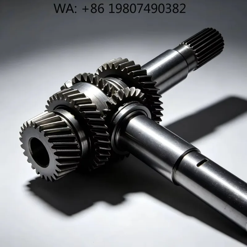 18CrNiMo7-6 Forged Alloy Steel Gear Shaft, Heavy Load Mining Transmission Part, High Precision Durable Spare Component for Autom