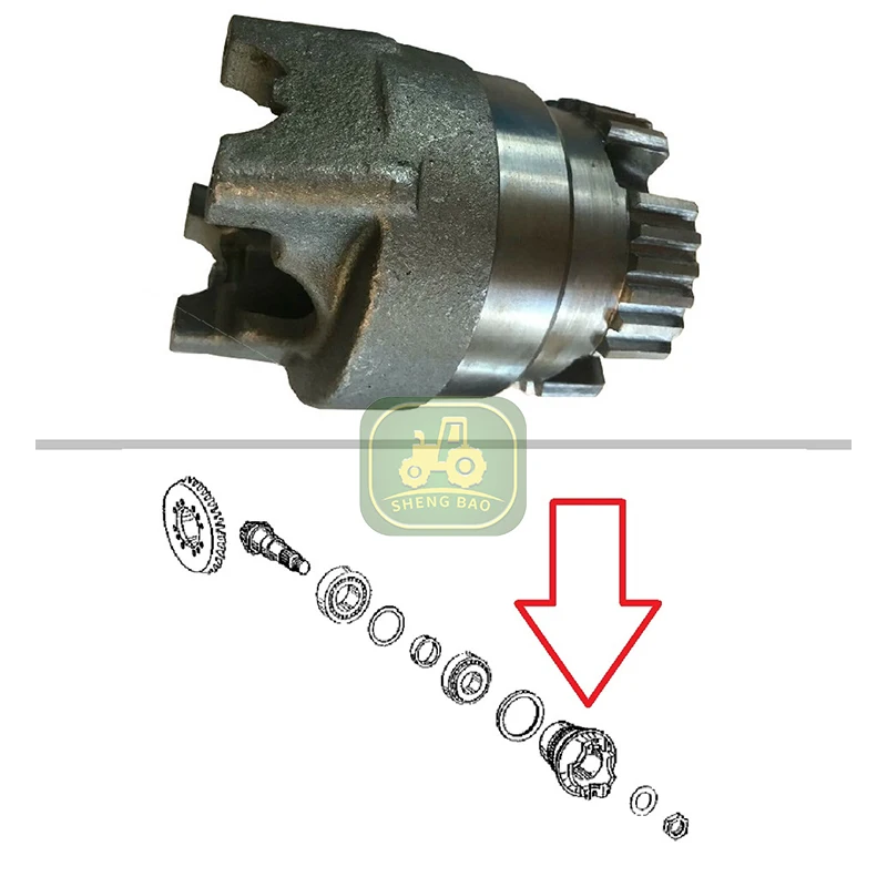 

Universal Joint Yoke T158437 Fits for John Deere Tractor 210LE 315SE 310SE 310G 315SG 310SG 486E 488E485E
