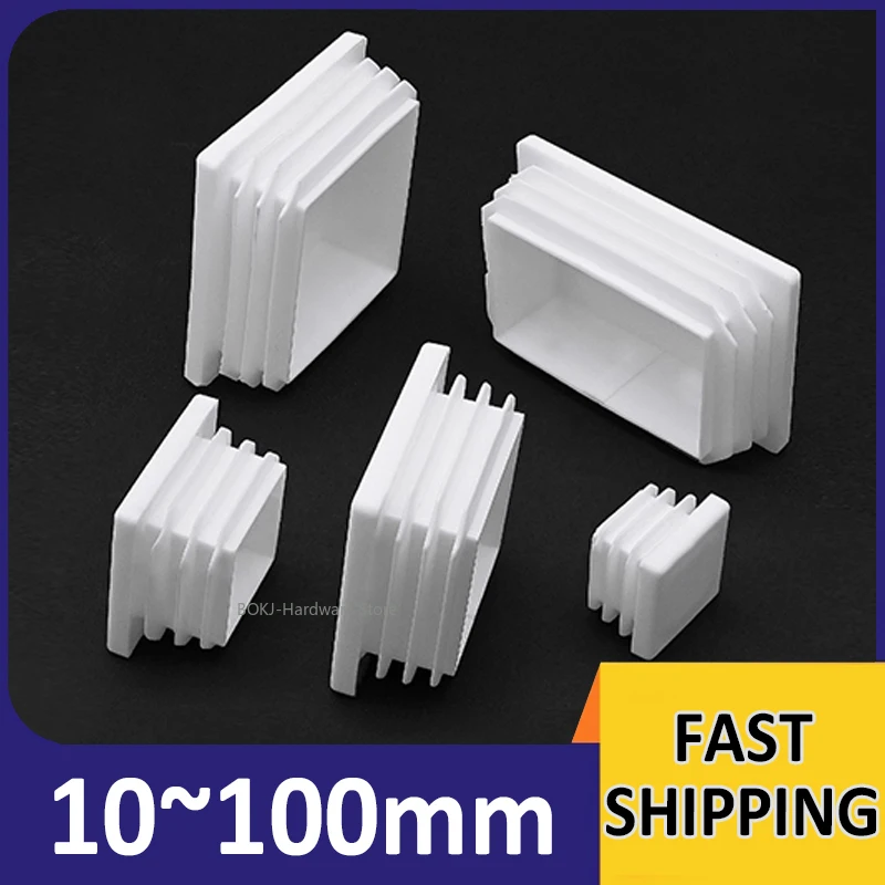 white-square-plug-cap-stainless-steel-tube-plastic-blanking-end-caps-table-and-chair-footinner-plug-pad