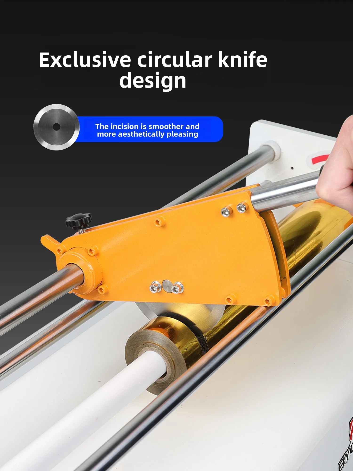 BaoYu Circular Knife Electric Die-Cutting Machine with 120-meter Die Stamping Paper Roll Divider 2026 Upgraded Model QG-13