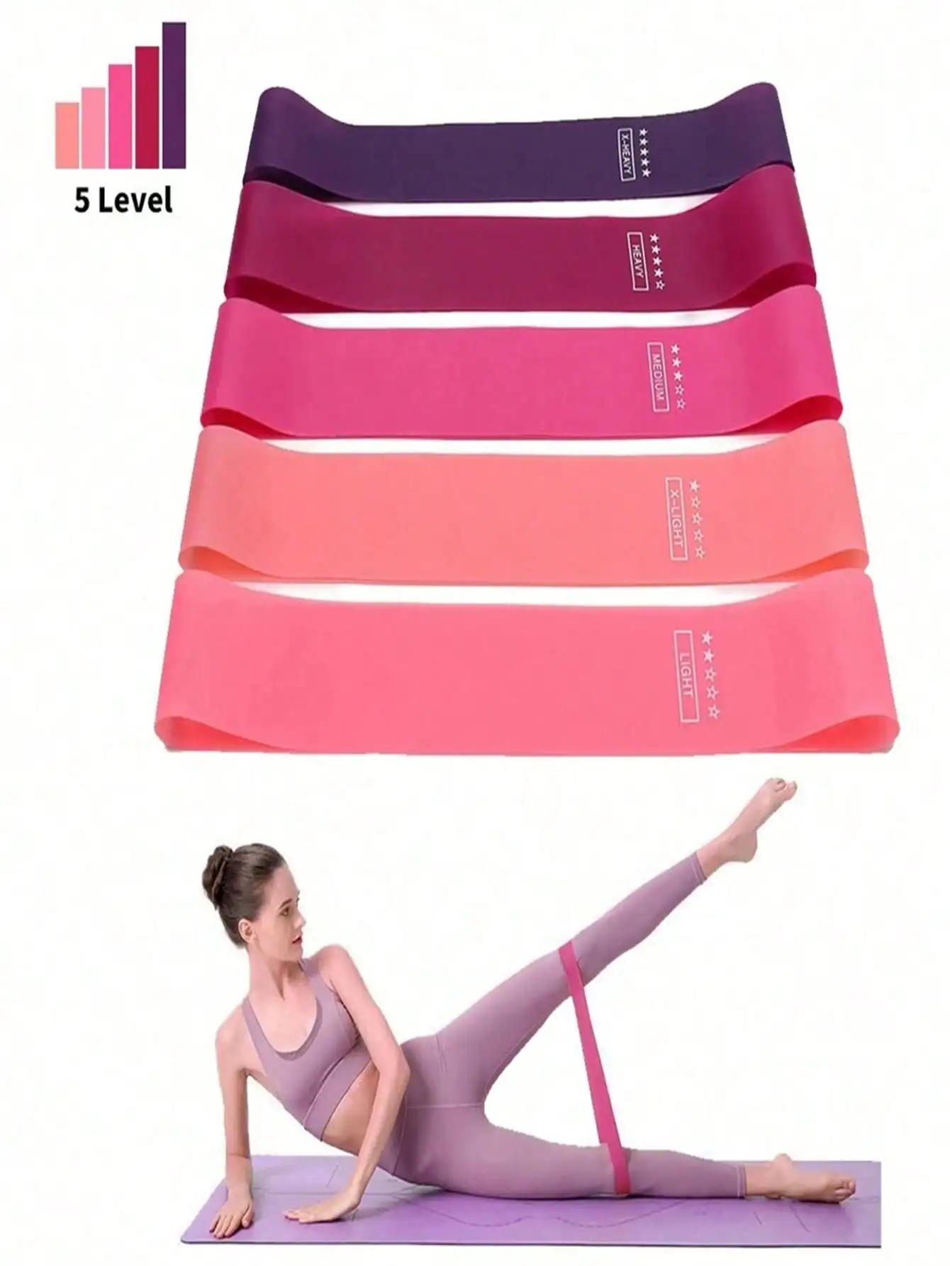 Widerstandsband, Kniebeugen für Frauen, Hüftheben, Spannungsband, Fitness-Yoga-Ausrüstung, Tension Belt