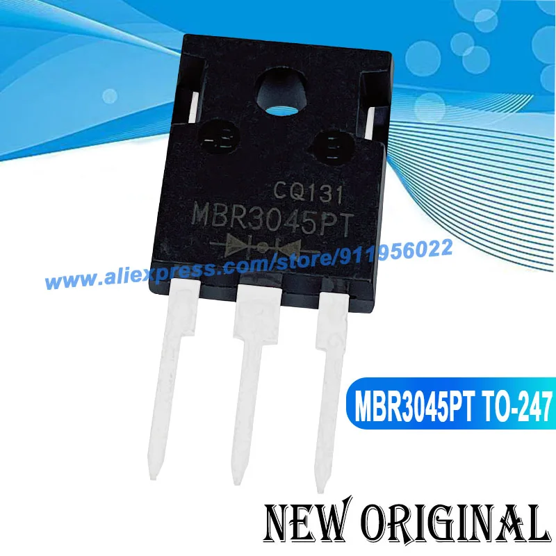 (5 Pieces) MBR3045PT TO-247 45V 30A / MBR40100PT  MBR60150PT 150V 60A / MBR6060PT  MBR60200PT  TO-247