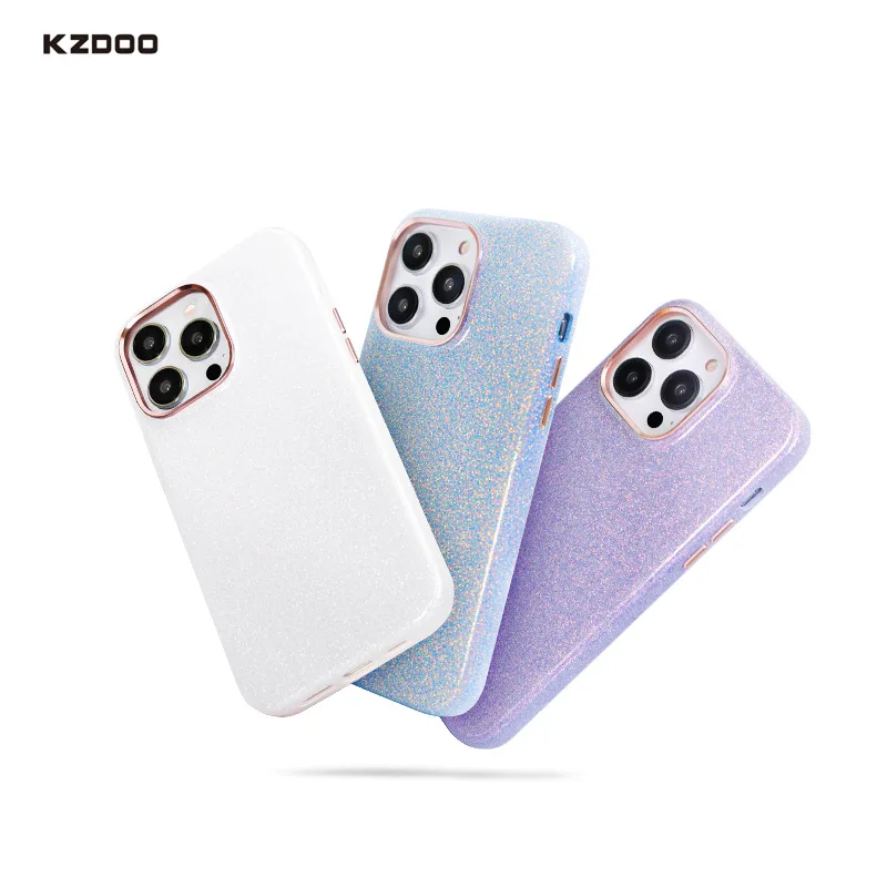 Imagem -02 - K-doo Brilhante Anti Drop Phone Case Capa Brilhante Luz Brilhante Adequado para Apple 14 Pro Max Luxo