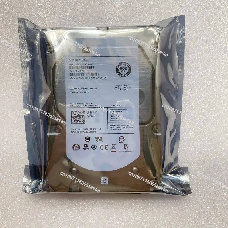 Для внутреннего жесткого диска 0W347K W347K 9FN066-150 Seagate ST3600057SS 600 ГБ 15000 об/мин 16 Мб кэш SAS 6 Гб/с 3,5