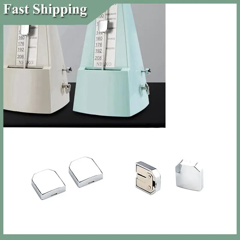 

2 шт., скрипка, метроном, фортепиано, слайдер, метроном, металлический раздвижной блок, аксессуар для фортепиано, серебро