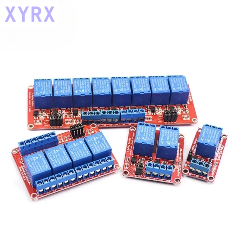 1-10PCS 5V 12V 24V Relay Module With Optocoupler Relay Output 1 2 4 6 8Channel Relay Module For Arduino PLC Automation Equipment
