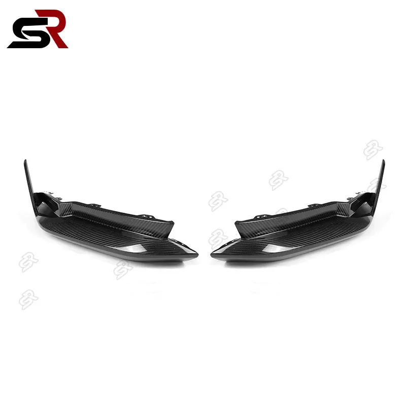 For BMW M3 G80 M4 G82 G83 MP Style Carbon Fiber Corner Car Rear Bumper Splitter Car Styling Front Splitter Corner Trim Cover