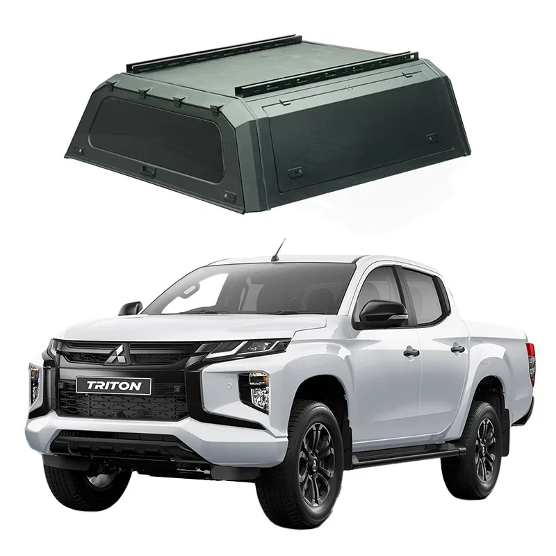 

Steel Hardtop Sliding Windows Universal High cover Pickup Truck Canopy for Triton