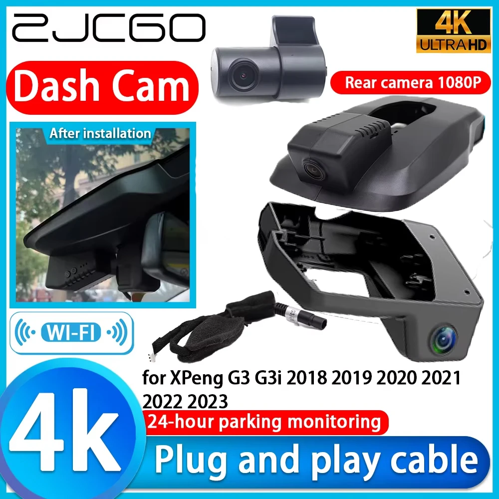 for XPeng G3 G3i 2018 2019 2020 2021 2022 2023 Wifi 4K DVR Dash Cam Camera Lens Video Recorder H.265 Parking 24h Monitor