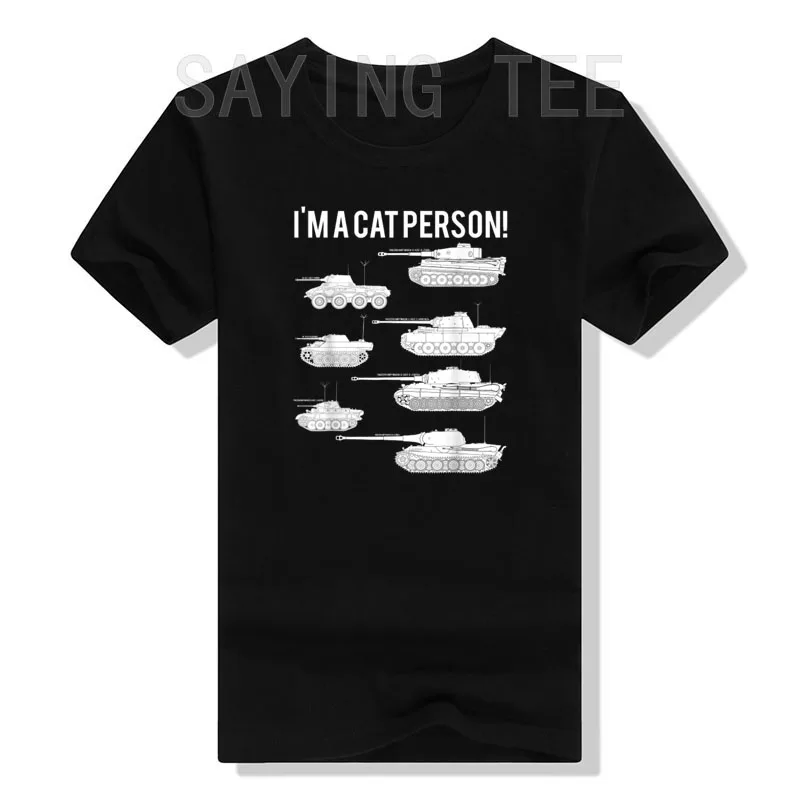 Ich bin ein Katzenliebhaber – Deutscher Katzen-Tanktop – Distressed T-Shirt – Süßes und lustiges Geschenk für Mama, Papa – Kurzarm-Blusen – Y2K-Top-Geschenke