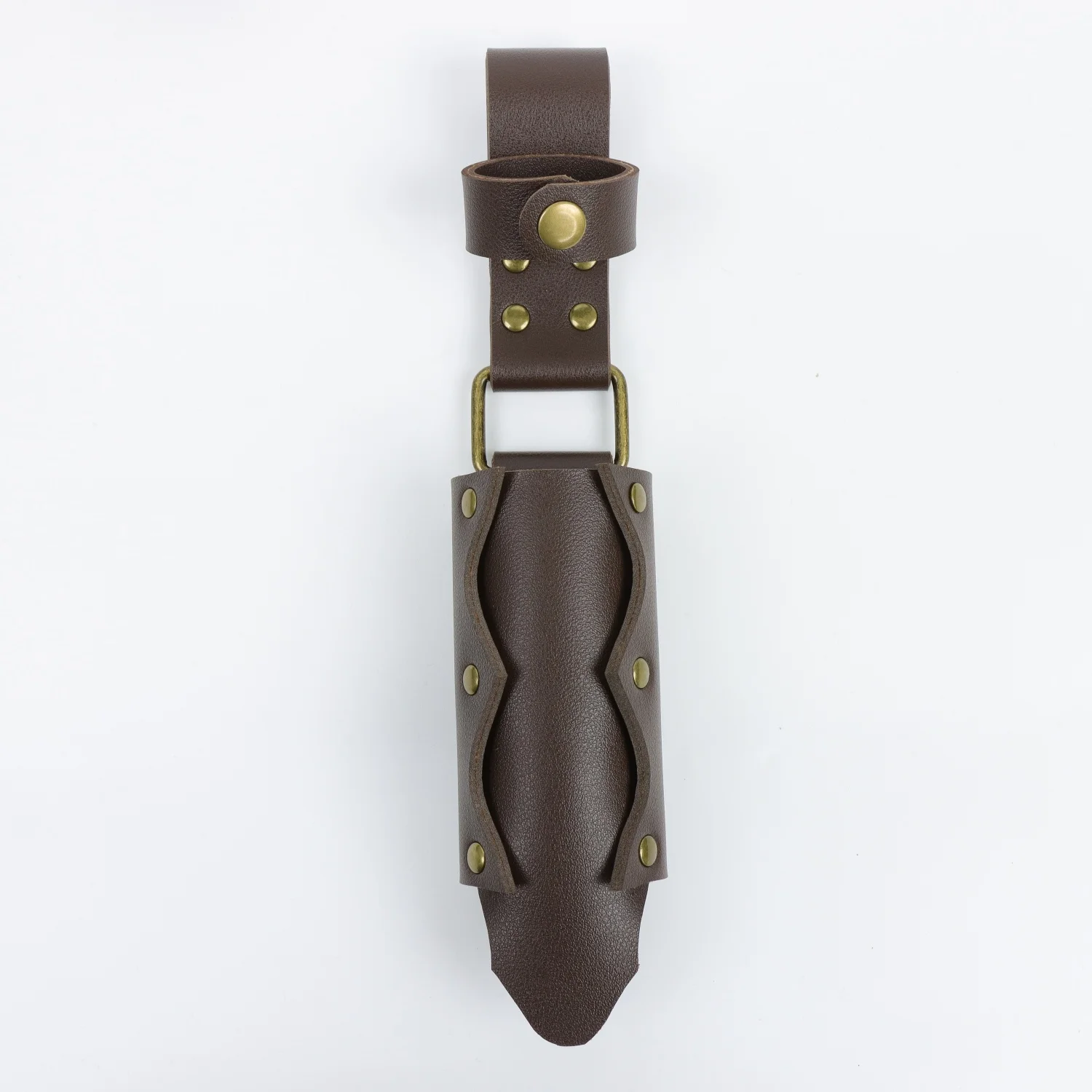 PU leather medieval sword case accessory, knight warrior costume prop, suitable for cosplay role-playing LARP, Halloween
