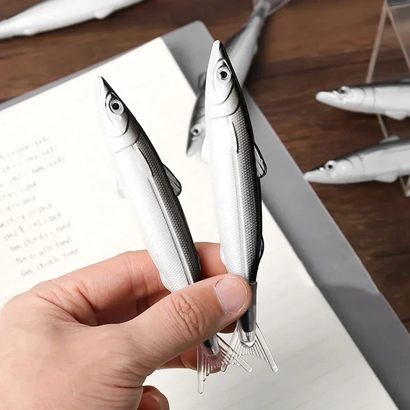 

Creative Funny Fish Shaped Pens Crucian Carp Pencil Case Funny Student Stationery Supplies