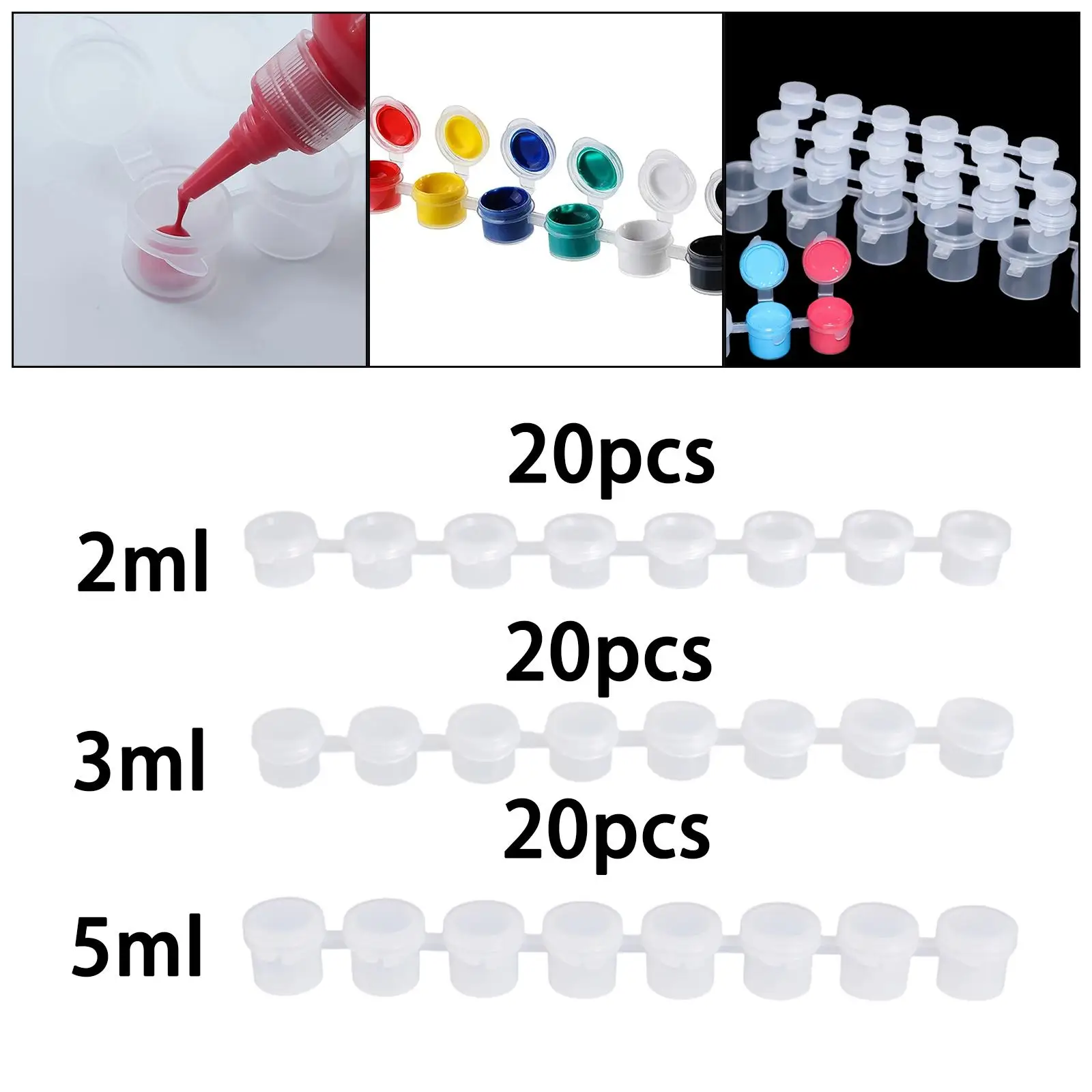 Tiras De Panela De Pintura Para Salas De Aula, Material Escolar, Tiras De Pintura Vazias Duráveis, 20x