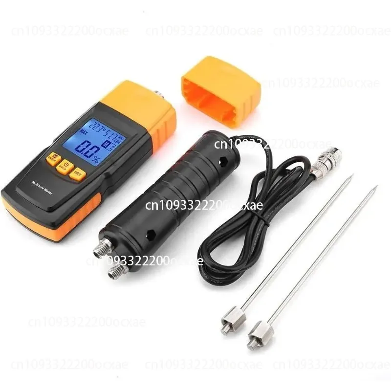 

GM620 High Quality Wood Moisture Tester Moisture content measurement of wood panel flooring Split with long needle Range: 5%-70%