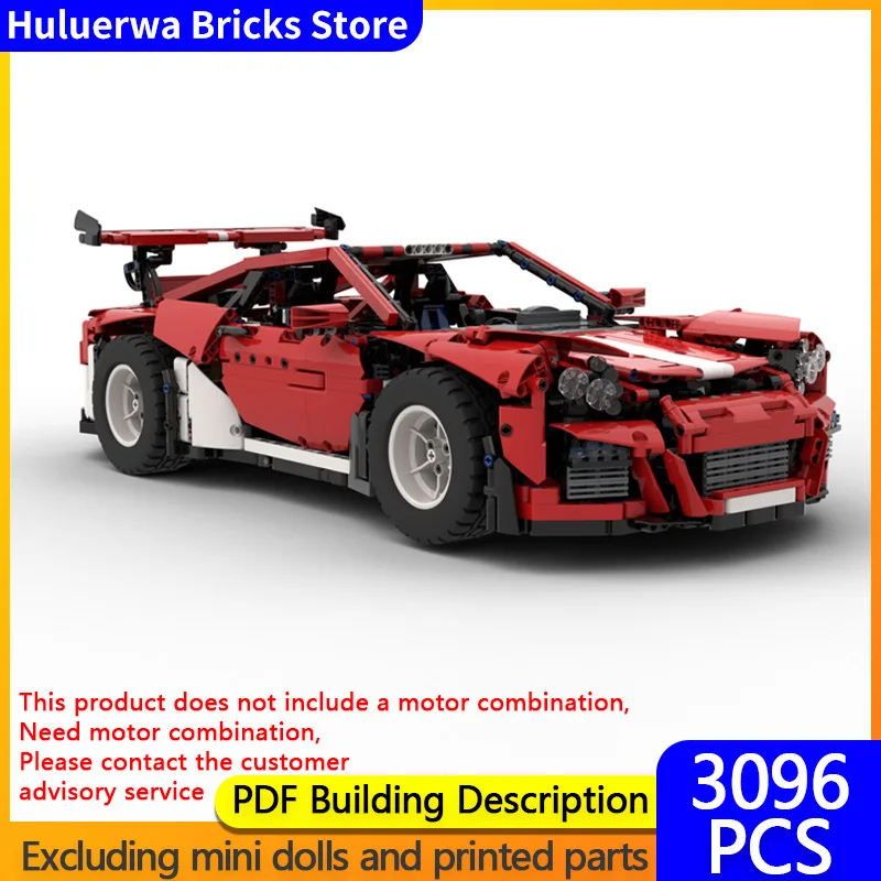 

Popular Game Model MOC Building Bricks Game Top Tier Sports Car Modular Technology Children Holiday Gifts Assemble Toys Suit