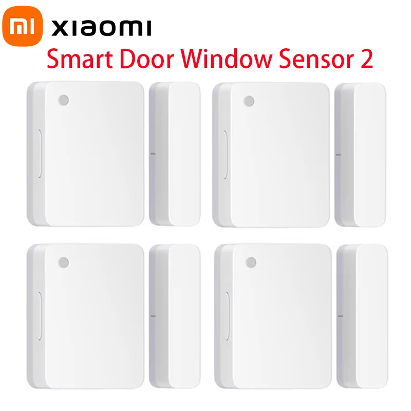 Xiaomi-Sensor inteligente Mijia 2 para puerta y ventana, minisensor de tamaño de bolsillo, Control automático para aplicación Mi Home, novedad de 100%