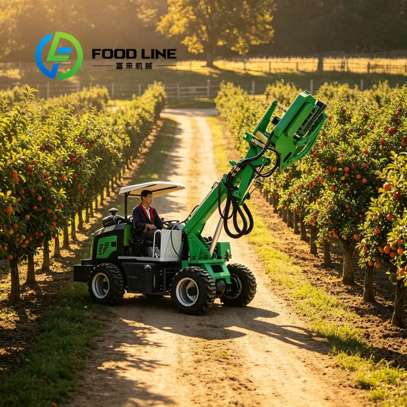 Fruit Shake Machine Engine Powered Olive Tree Shaker Loader Mounted Vibratory Nut Harvester for Orchard Use Customize