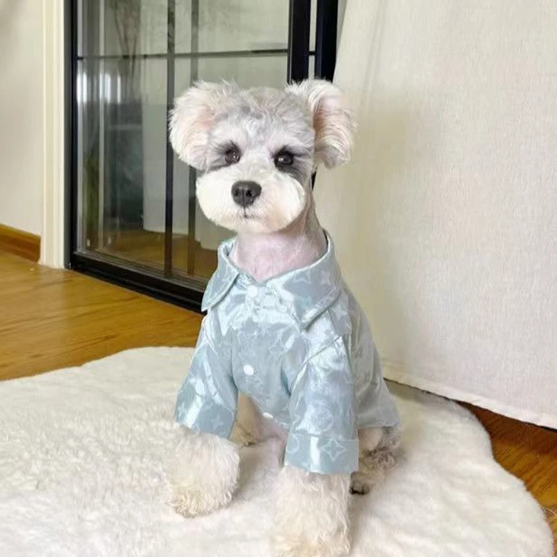 

Luxury Pet Dogs Clothes The Four Seasons Shirts For Cat Dog Fashion Clothing Thin Schnauzer Pet Costume Chihuahua Pet Supplies