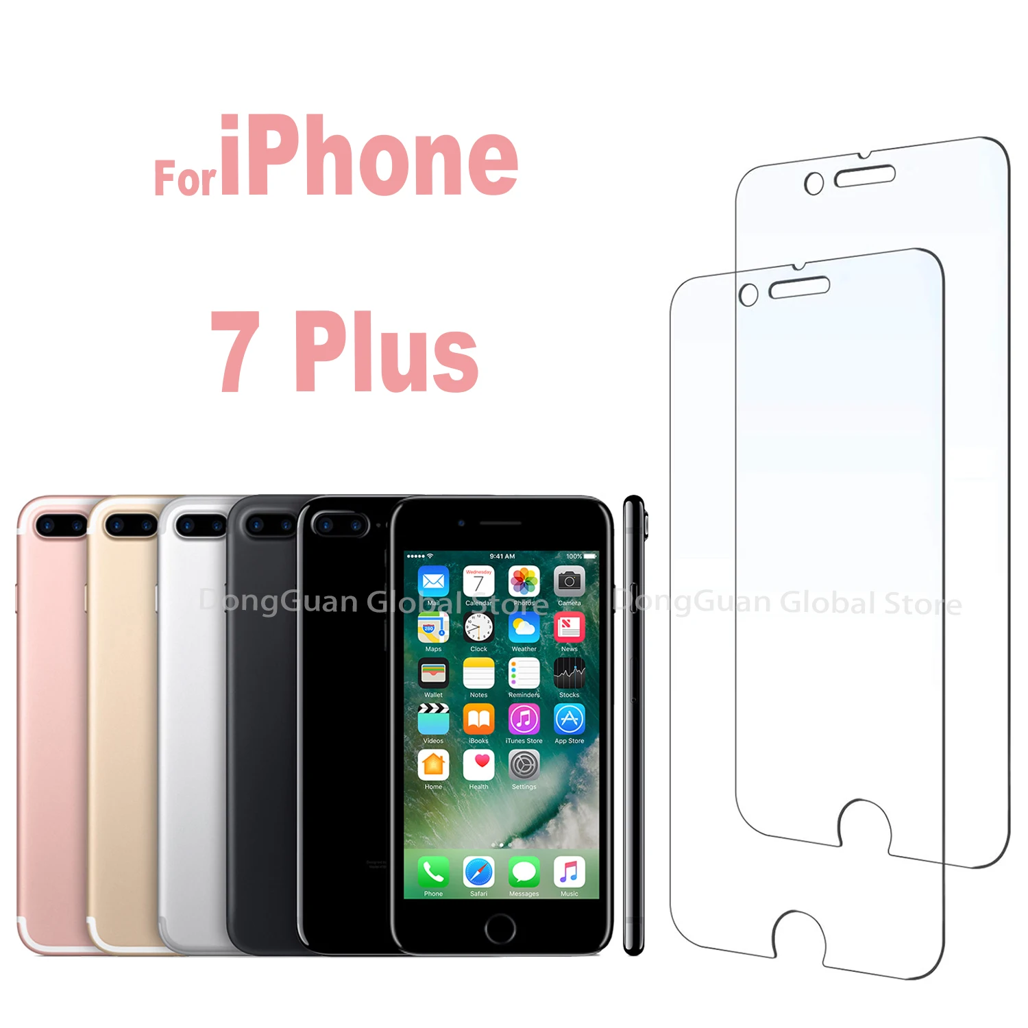 

2026 New For iPhone 7 Plus Tempered Glass Screen Protector Glass