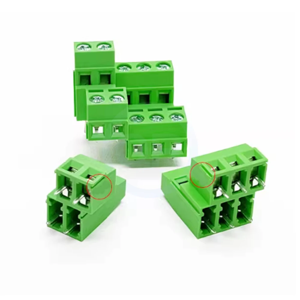 10PCS KF 5.0/5.08mm KF127HL Screw-Type PCB Double-Layer Double-Row Terminal Block Integrated High/Low Position