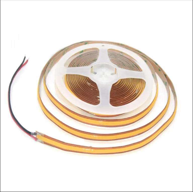 Free Cut COB LED Strip Light 12V 24V 5m Flexible Tape 528LEDs/M High Density Linear Lighting Warm/Natural White