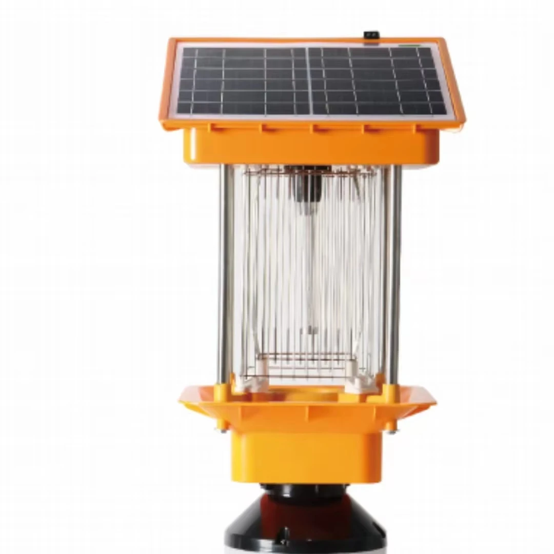 

Solar energy insect-killing lamp, outdoor waterproof frequency vibration insect-catching lamp control insect-attracting lamp