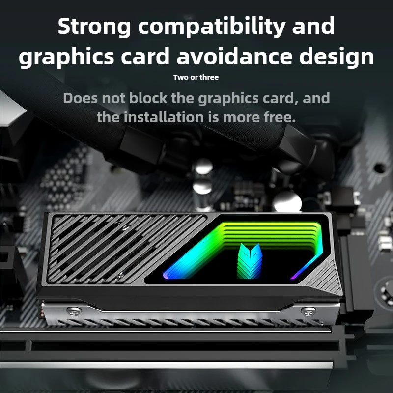

COOLMOON M2 SSD-радиатор для NVME 2280, латунный охлаждающий ребро, термоподушка, компьютерный ПК, SSD-кулер, радиатор для твердотельного накопителя M.2.