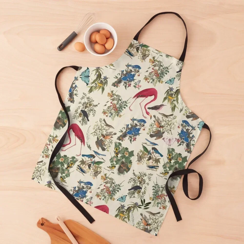 

Birds of John James Audubon Apron Womens Dresses men's barbecue kitchen gadgets Kitchens Men Apron