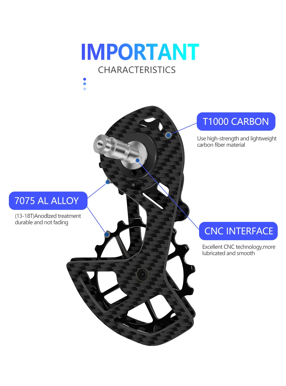 LTWOO UT Fahrrad Keramik Lager Carbon Faser Jockey Pulley Rad Set Schaltwerke Guide Für 105 5800 6800 Ultegra DURA ACE – Detail 3
