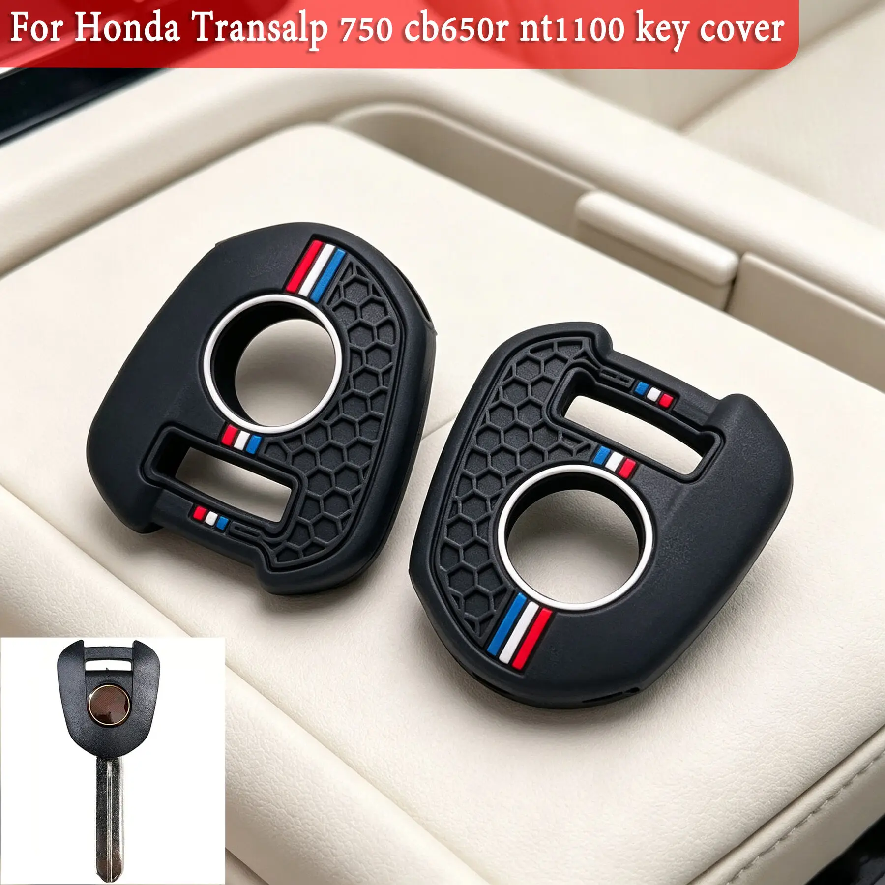 Key Case Cover For Honda Transalp 750 NC750X NT1100 CB650R CBR500R CB650F CBR650R CB500X CB500F Adventure Sport 2025 Keychain