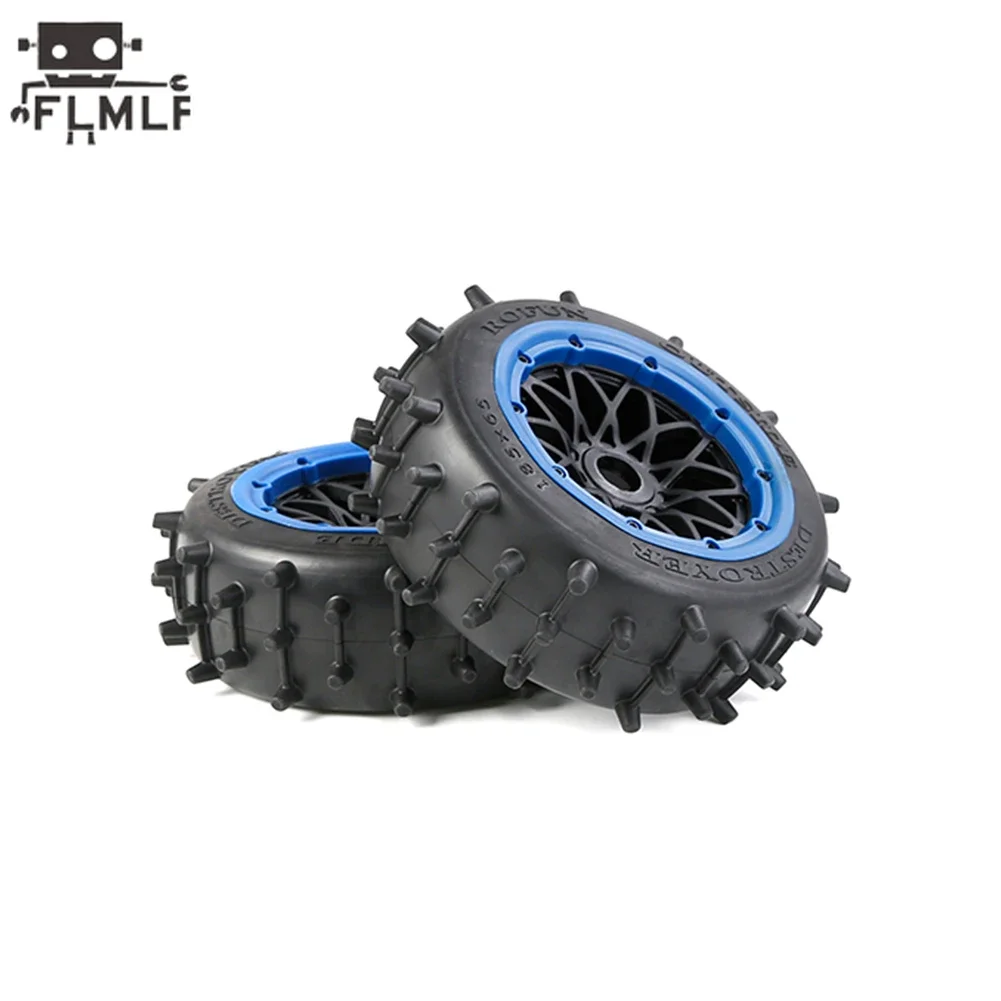 Rc Auto Grote Nagel Band Hoge Prestaties Achter- of Voorwiel Band Set voor 1/5 HPI ROFUN BAHA ROVAN KM BAJA 5B SS Buggy Truck Onderdelen
