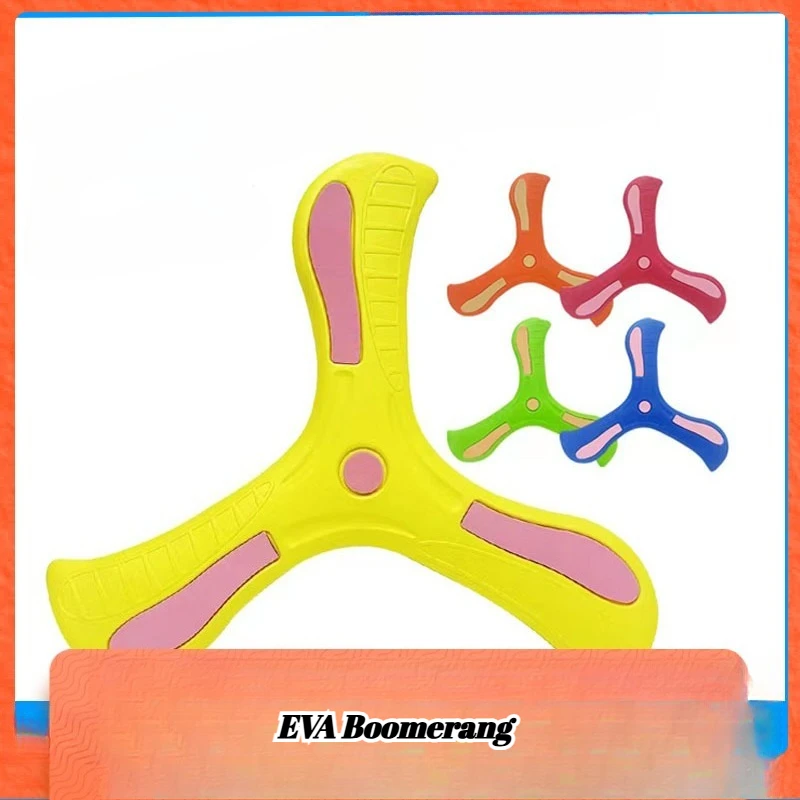 1PC Children Outdoor Flying Disc Games EVA Boy Hand-throwing Boomerang Adult-kids Interactive Sports Toys for Decompression Gift