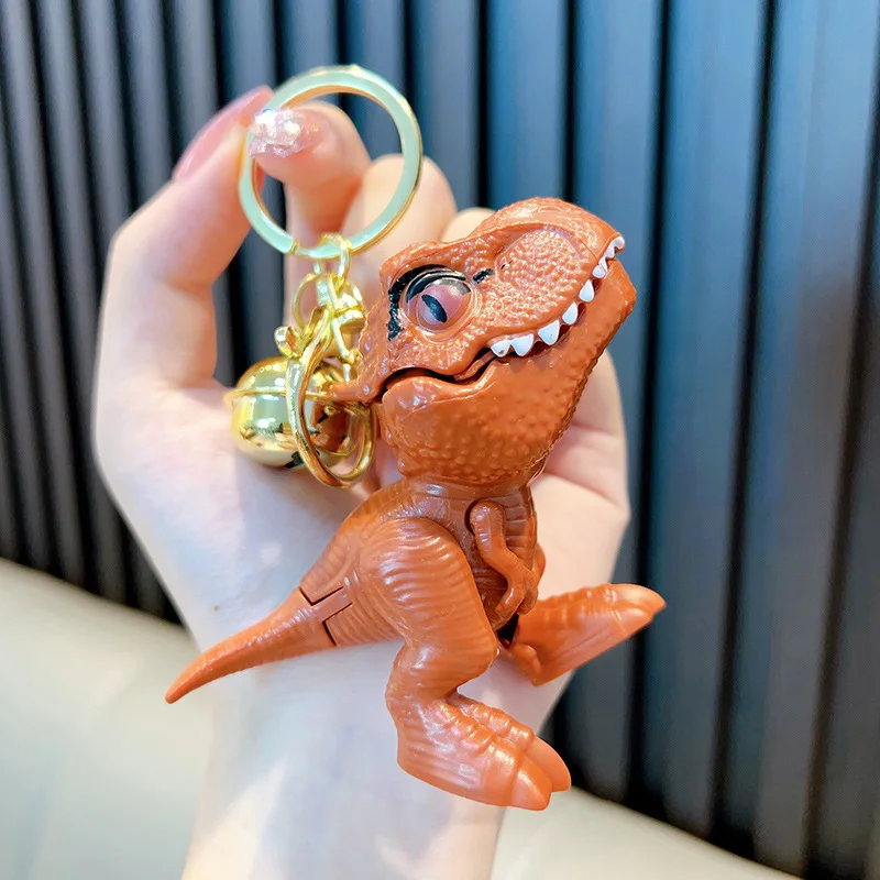 1 Pcs New Tyrannosaurus Rex Bite Hand Toy Keychain Creative Dinosaur Pendant Couple Backpack Pendant Small Gift