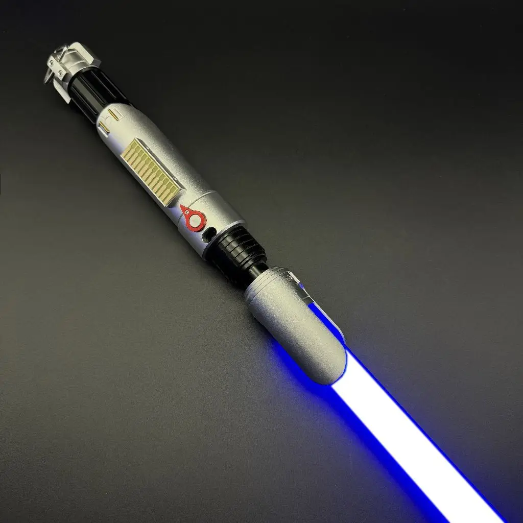 Sabine Wren Lightsaber pisau Laser ayun sensitif, mainan balok Soundboard piksel penguncian berat, Lightsaber