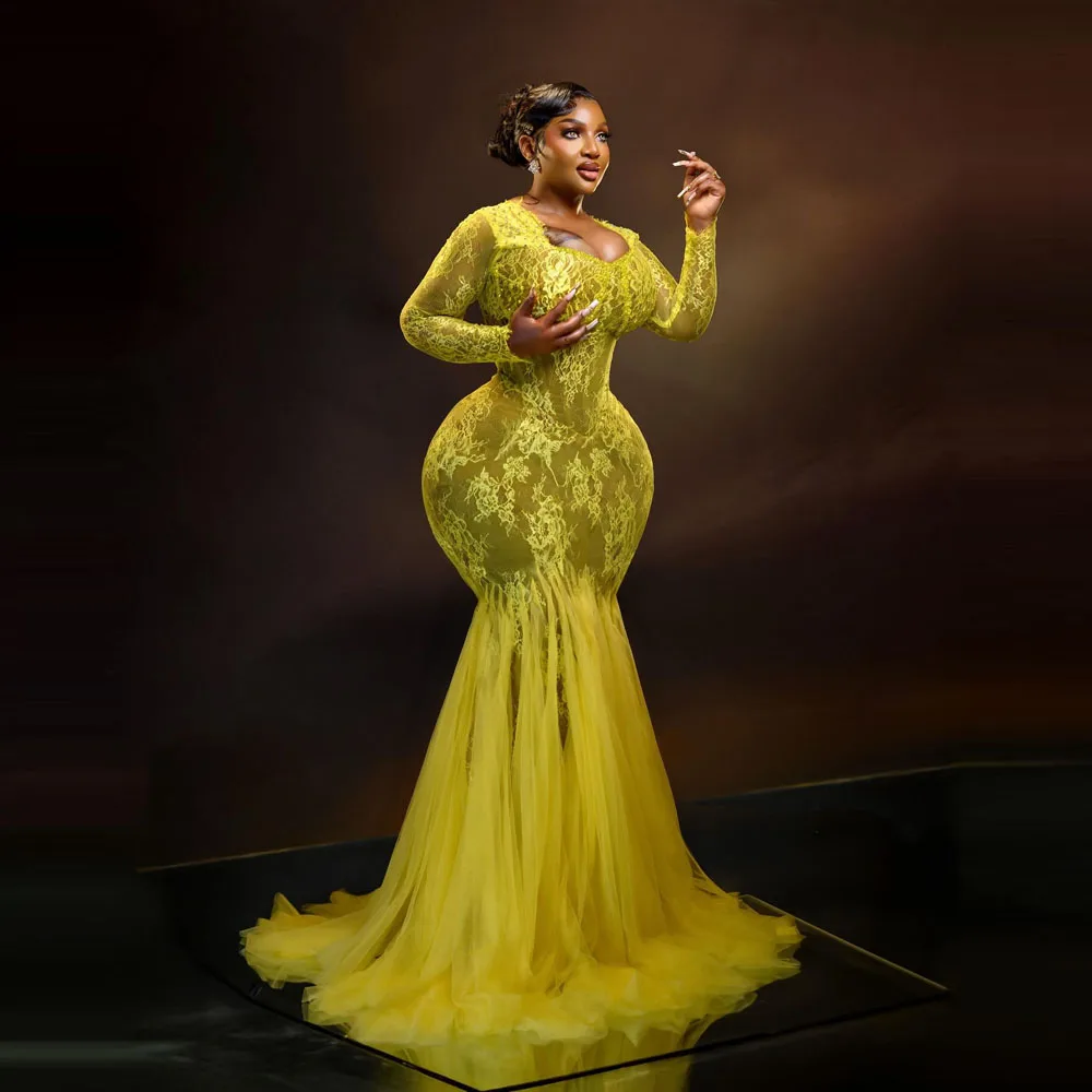 2026 African Women Mermaid Eveing Dresses Sweetheart Beads Unique Bottom Tulle And Lace Plus Size Prom Dress vestidos de fiesta