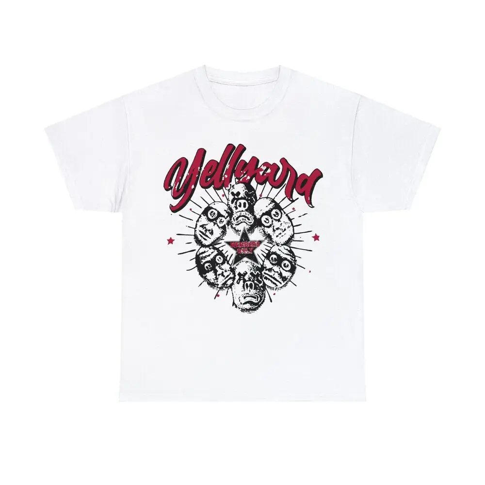 

Yellyard Members Only Tee - Red High Quality 100%Cotton Short Sleeve