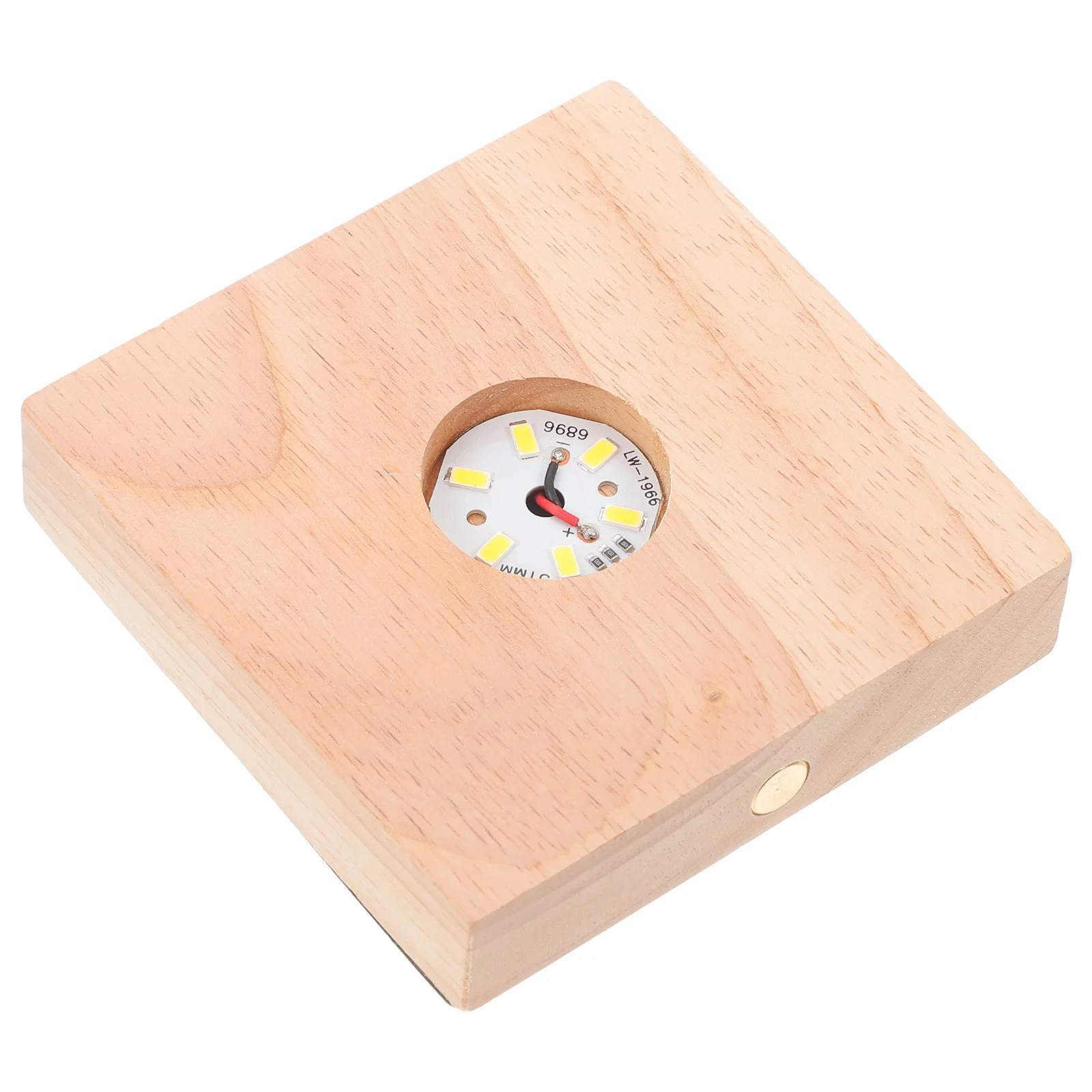 

Crystal Sphere Wooden Stands LED Light Base USB Powered Night Light Display for Crystals Jewelry Resin Items Home Decor