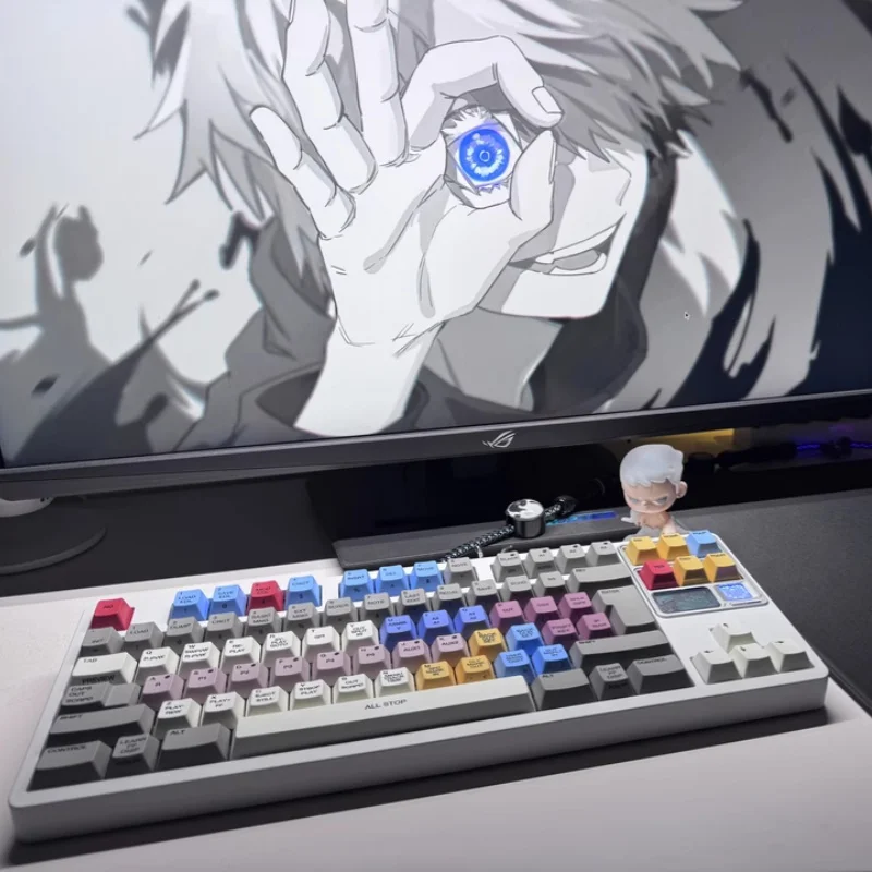 FBB S9000 Retro Keycaps ด้านข้างแกะสลัก PBT วัสดุเชอร์รี่ระเหิดความร้อนที่กําหนดเองเพลาแม่เหล็กคีย์บอร์ด Keycap