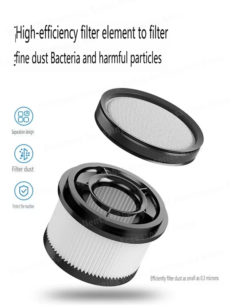 For Dreame T10/20/T20 Pro/T30/T30 Neo/R10/R10 Pro/R20 Vacuum Cleaner Replacement Parts, Pre-Filter and Post-Filter Accessories