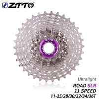 ZTTO Ultralight Road Bike Cassette 11 Speed SLR Cassette 11S 11-28T 11-36T Freewheel 11-32/34T 11V K7 CNC Gravel Bike HG System