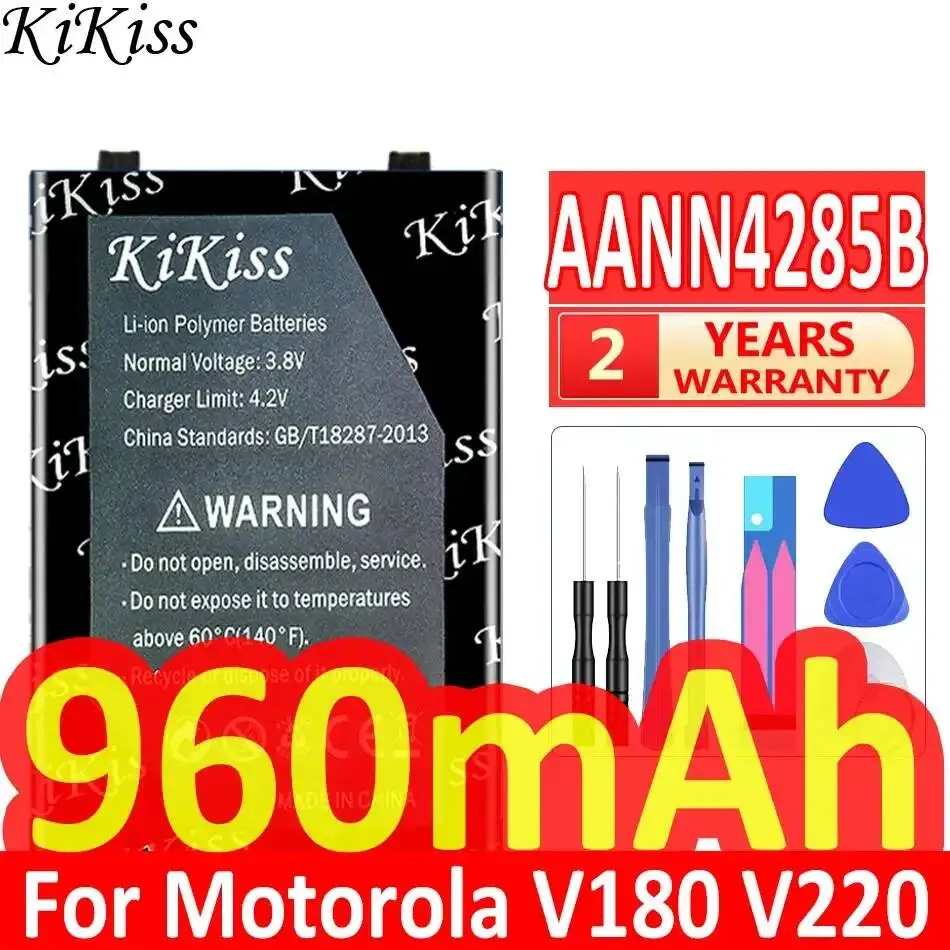 

AANN4285B 960mAh Long Lasting Premium Replacement For Motorola Moto V180 V188 V220 V226 C375 C381 C550 Mobile Phone Battery