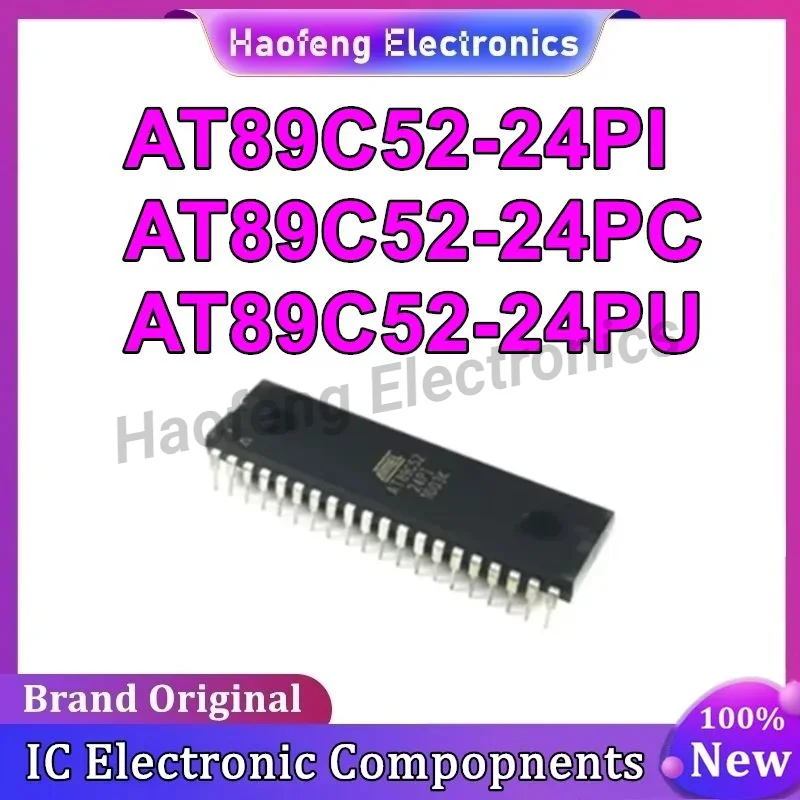 AT89C52-24PC AT89C52-24PI AT89C52-24PU AT89C52-24P AT89C52-24 AT89C52 AT89C5 AT89C AT89 AT IC Chip DIP-40 in stock