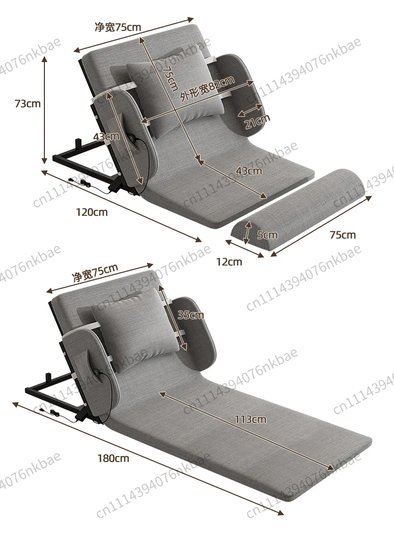 Electric Manual Adjustable Bed Frame Home Care Assist Recliner Hospital Bed Base