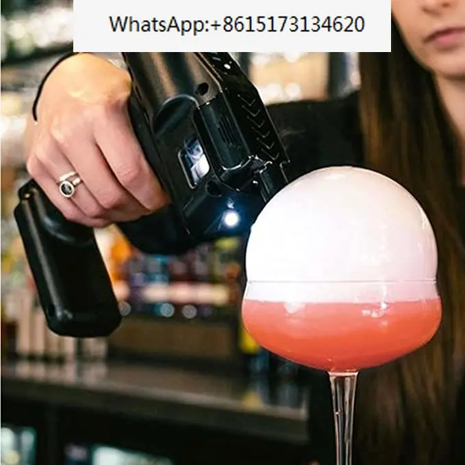 Best Sale Bar Supplies Molecular Cocktail Bubble Smoke Drink Gun Aroma Smoker Mixture Bartender Utensils Rechargeable Portable