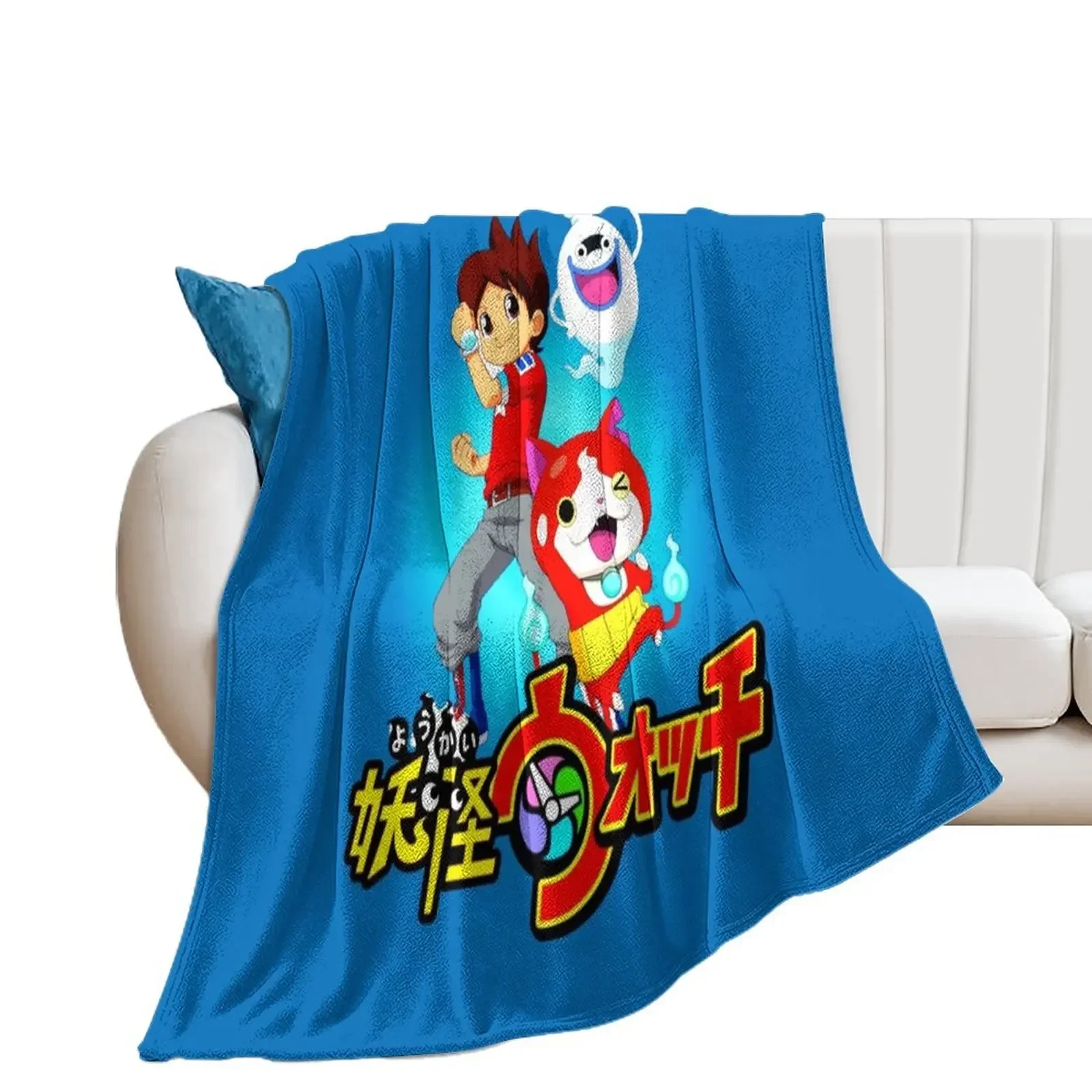 

Copy of Yokai watch Throw Blanket for sofa Flannel Blankets