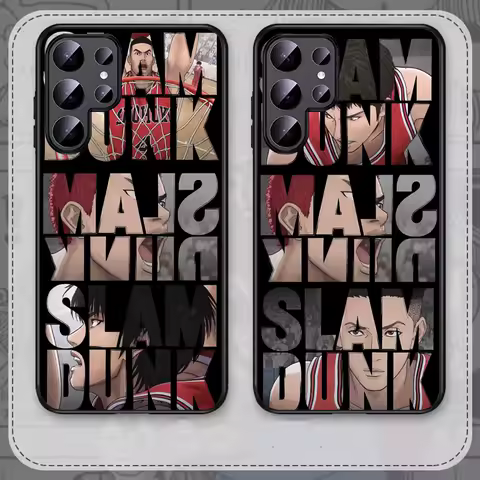 Cartoon Cute Anime Slam DunkS Phone Case For Samsung Galaxy S25 S23 S24 FE S22 S20 S21 S10 S9 Plus lite Ultra FE S30 Note 20 10